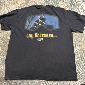 2000 Empire Paintball Tshirt Say Cheese Double Side Print Large